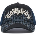 siltovka-zaoblena-cierna-snapback-flaming-ed-hardy