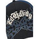 siltovka-zaoblena-cierna-snapback-flaming-ed-hardy