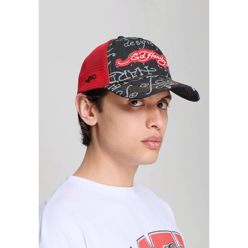 siltovka-zaoblena-cierna-snapback-don-denim-ed-hardy