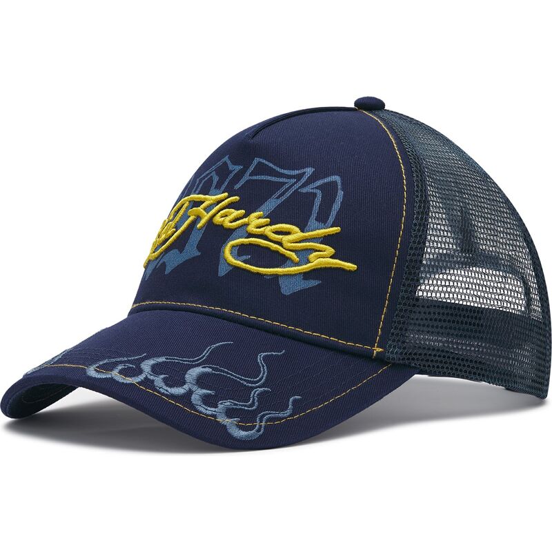 siltovka-zaoblena-tmavomodra-snapback-1971-ed-hardy