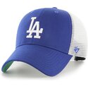 siltovka-zaoblena-modra-snapback-pre-deti-mvp-branson-los-angeles-dodgers-mlb-47-brand