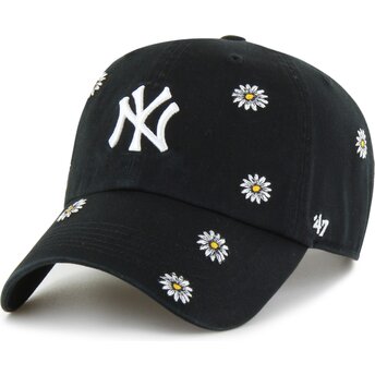 Šiltovka zaoblená čierna nastaviteľný pre deti Clean Up Scatter New York Yankees MLB 47 Brand