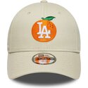 siltovka-zaoblena-bezova-nastavitelny-pre-deti-9forty-fruit-icon-orange-los-angeles-dodgers-mlb-new-era