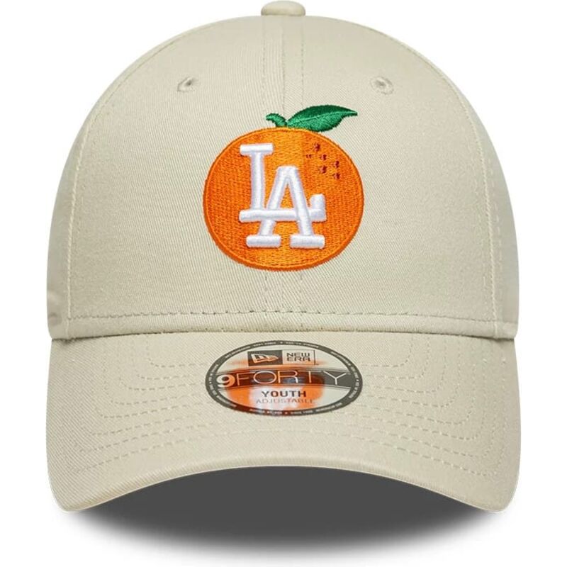 siltovka-zaoblena-bezova-nastavitelny-pre-deti-9forty-fruit-icon-orange-los-angeles-dodgers-mlb-new-era