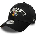 siltovka-zaoblena-cierna-snapback-pre-deti-9forty-wordmark-hogwarts-harry-potter-new-era