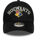 siltovka-zaoblena-cierna-snapback-pre-deti-9forty-wordmark-hogwarts-harry-potter-new-era