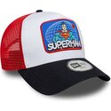siltovka-zaoblena-viacfarebna-snapback-pre-deti-a-frame-patch-superman-dc-comics-new-era