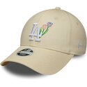 siltovka-zaoblena-bezova-nastavitelny-9forty-flower-icon-los-angeles-dodgers-mlb-new-era