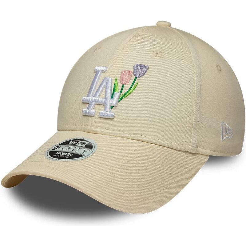 siltovka-zaoblena-bezova-nastavitelny-9forty-flower-icon-los-angeles-dodgers-mlb-new-era