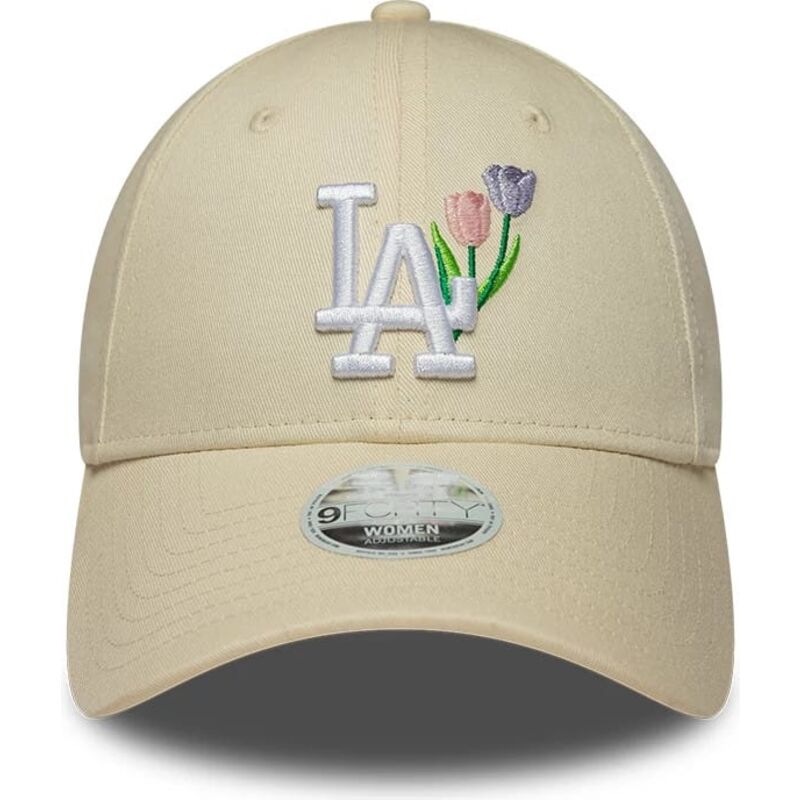 siltovka-zaoblena-bezova-nastavitelny-9forty-flower-icon-los-angeles-dodgers-mlb-new-era