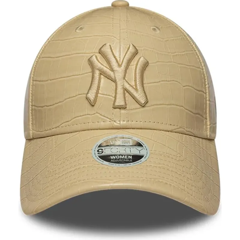 siltovka-zaoblena-bezova-nastavitelny-9forty-pu-pattern-new-york-yankees-mlb-new-era