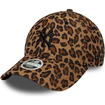 Šiltovka zaoblená leopardí nastaviteľný 9FORTY Leopard Cord New York Yankees MLB New Era