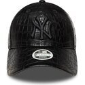 siltovka-zaoblena-cierna-nastavitelny-9forty-pu-pattern-new-york-yankees-mlb-new-era