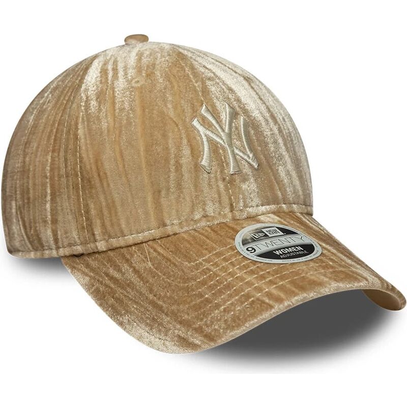 siltovka-zaoblena-bezova-nastavitelny-9twenty-velour-new-york-yankees-mlb-new-era