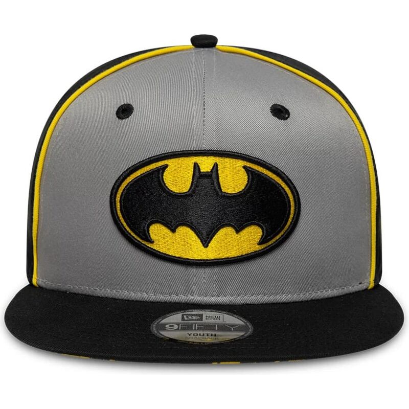 siltovka-rovna-siva-snapback-pre-deti-9fifty-piping-batman-dc-comics-new-era
