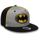 siltovka-rovna-siva-snapback-pre-deti-9fifty-piping-batman-dc-comics-new-era