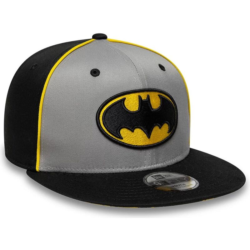 siltovka-rovna-siva-snapback-pre-deti-9fifty-piping-batman-dc-comics-new-era