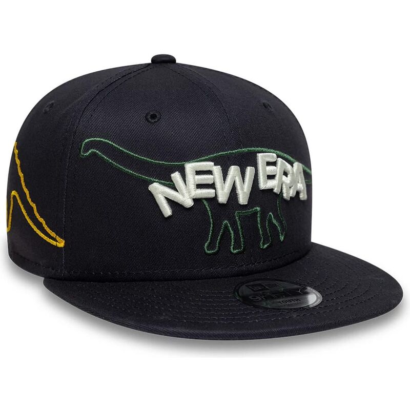 siltovka-rovna-tmavomodra-snapback-pre-deti-9fifty-dino-new-era