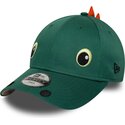 siltovka-zaoblena-zelena-snapback-pre-deti-9forty-dino-face-new-era