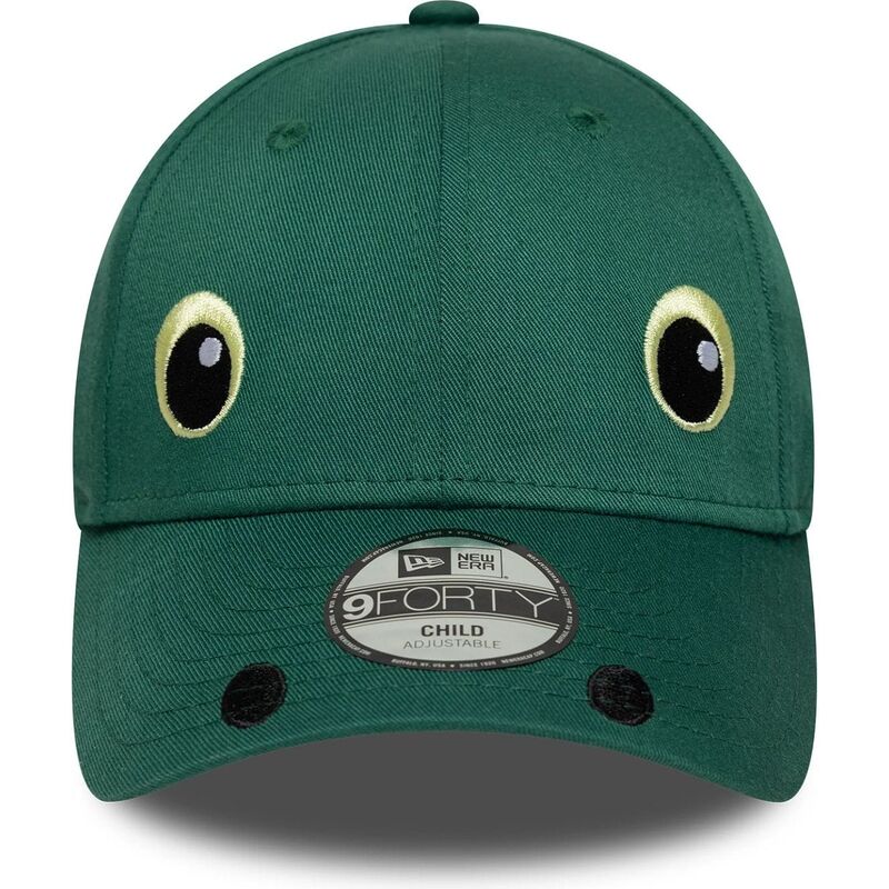 siltovka-zaoblena-zelena-snapback-pre-deti-9forty-dino-face-new-era