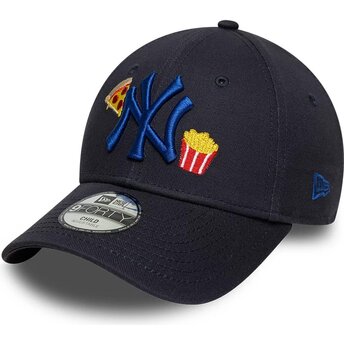 Šiltovka zaoblená tmavomodrá nastaviteľný pre deti 9FORTY Food Icon New York Yankees MLB New Era