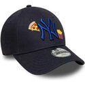 siltovka-zaoblena-tmavomodra-nastavitelny-pre-deti-9forty-food-icon-new-york-yankees-mlb-new-era