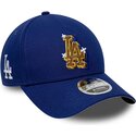 siltovka-zaoblena-modra-snapback-9forty-m-crown-a-frame-emblem-los-angeles-dodgers-mlb-new-era