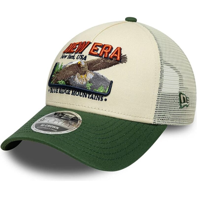 siltovka-zaoblena-zelena-snapback-9forty-m-crown-a-frame-graphic-new-era