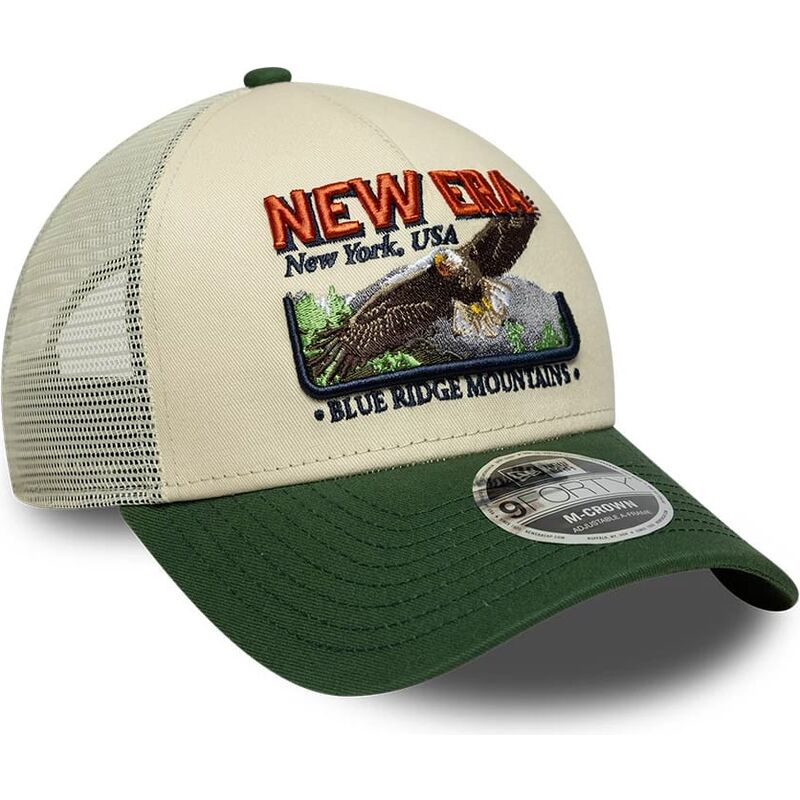siltovka-zaoblena-zelena-snapback-9forty-m-crown-a-frame-graphic-new-era