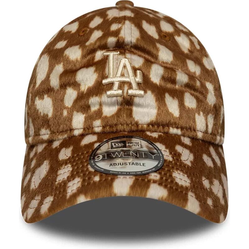 siltovka-zaoblena-hneda-nastavitelny-9twenty-animal-print-los-angeles-dodgers-mlb-new-era