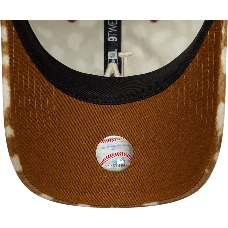 siltovka-zaoblena-hneda-nastavitelny-9twenty-animal-print-los-angeles-dodgers-mlb-new-era