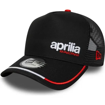 Šiltovka zaoblená čierna snapback E Frame Flawless Aprilia Piaggio New Era