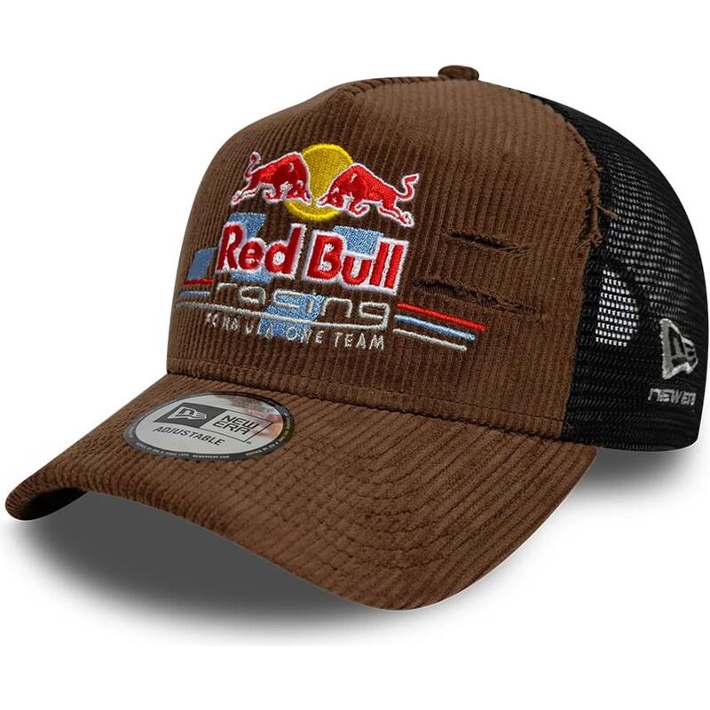 siltovka-zaoblena-hneda-snapback-a-frame-distressed-cord-red-bull-racing-formula-1-new-era