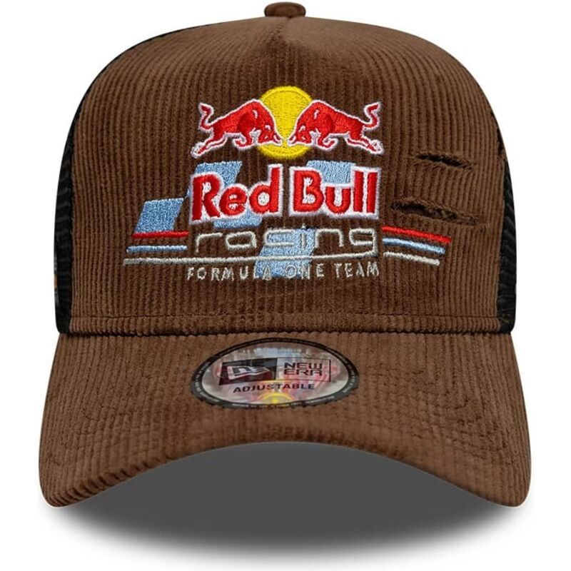 siltovka-zaoblena-hneda-snapback-a-frame-distressed-cord-red-bull-racing-formula-1-new-era