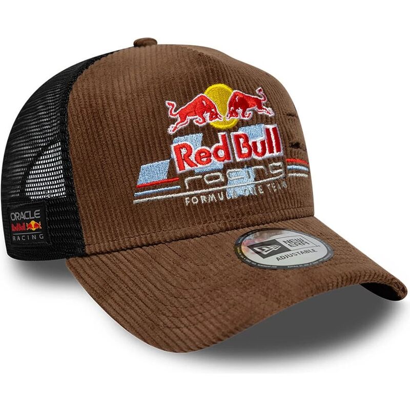 siltovka-zaoblena-hneda-snapback-a-frame-distressed-cord-red-bull-racing-formula-1-new-era