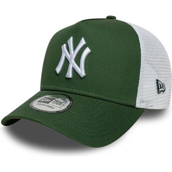 Šiltovka zaoblená zelená snapback A Frame League Essential New York Yankees MLB New Era