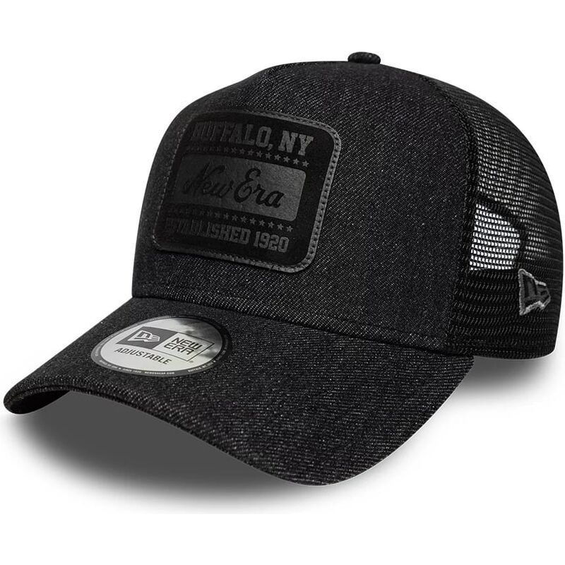 siltovka-zaoblena-cierna-snapback-a-frame-patch-denim-new-era