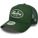 siltovka-zaoblena-zelena-snapback-a-frame-oval-patch-foam-new-era