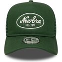 siltovka-zaoblena-zelena-snapback-a-frame-oval-patch-foam-new-era