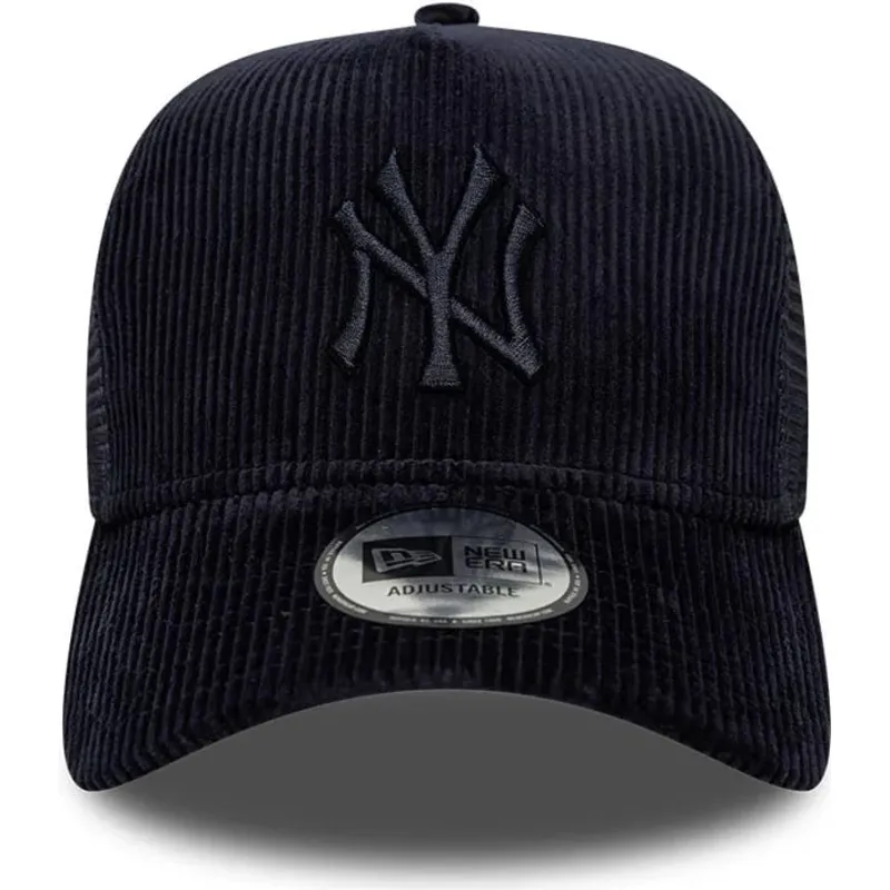siltovka-zaoblena-tmavomodra-snapback-a-frame-tonal-cord-new-york-yankees-mlb-new-era