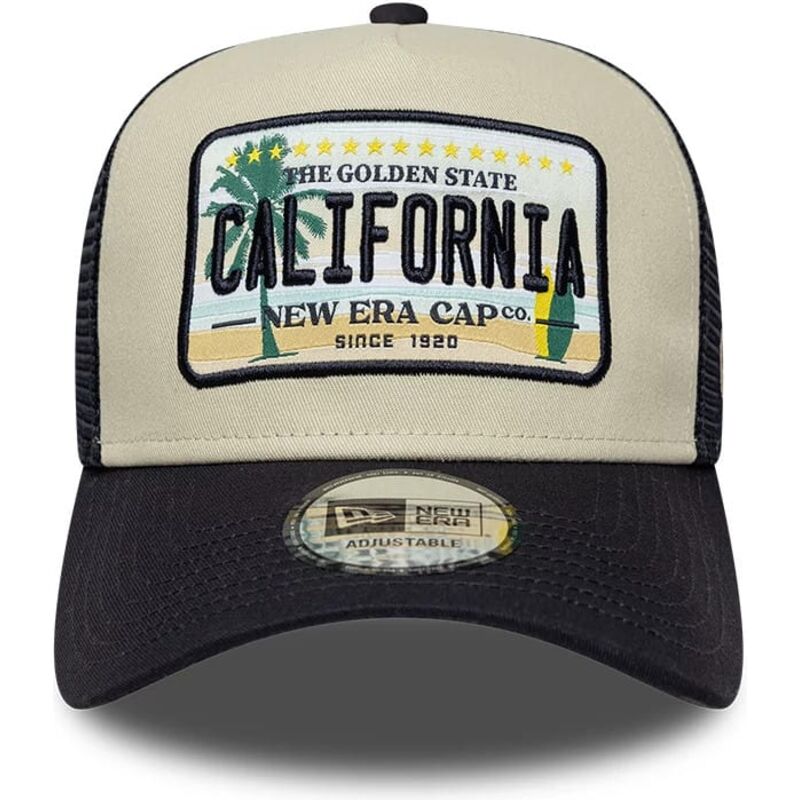 siltovka-zaoblena-bezova-snapback-a-frame-license-plate-california-new-era