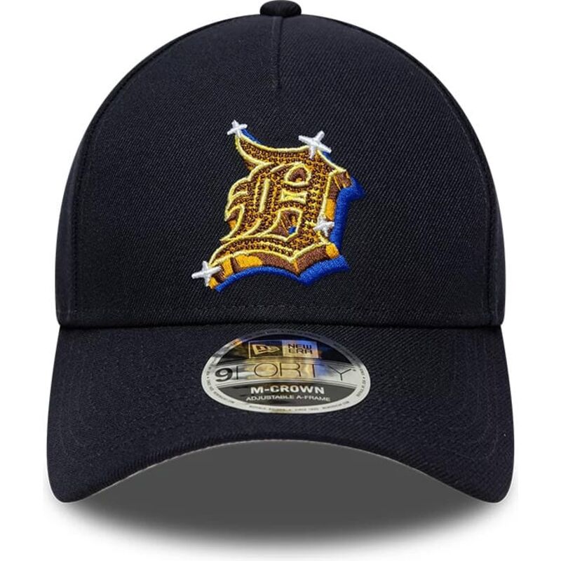 siltovka-zaoblena-tmavomodra-snapback-9forty-m-crown-a-frame-emblem-detroit-tigers-mlb-new-era
