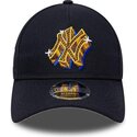 siltovka-zaoblena-tmavomodra-snapback-9forty-m-crown-a-frame-emblem-new-york-yankees-mlb-new-era