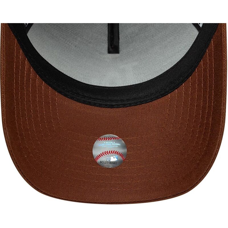 siltovka-zaoblena-hneda-snapback-e-frame-league-essential-los-angeles-dodgers-mlb-new-era