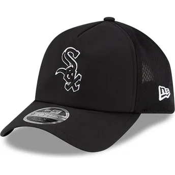 Šiltovka zaoblená čierna snapback 9FORTY APEX Batting Practice Chicago White Sox MLB New Era