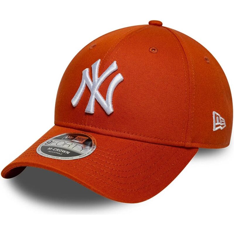siltovka-zaoblena-oranzova-snapback-9forty-m-crown-new-york-yankees-mlb-new-era