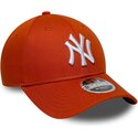 siltovka-zaoblena-oranzova-snapback-9forty-m-crown-new-york-yankees-mlb-new-era