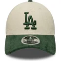 siltovka-zaoblena-bezova-snapback-9forty-m-crown-cord-los-angeles-dodgers-mlb-new-era
