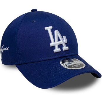 Šiltovka zaoblená modrá snapback 9FORTY M-Crown Side Script Los Angeles Dodgers MLB New Era