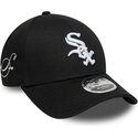 siltovka-zaoblena-cierna-snapback-9forty-m-crown-side-script-chicago-white-sox-mlb-new-era
